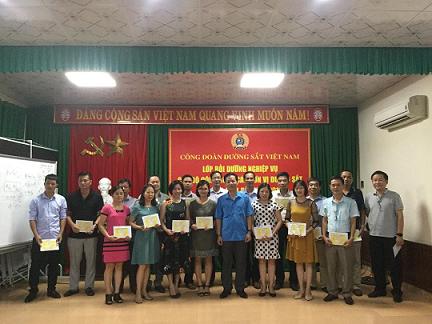 Công đoàn Đường sắt Việt Nam tổ chức Lớp bồi dưỡng nghiệp vụ cán bộ công đoàn